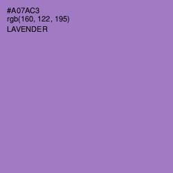 #A07AC3 - Lavender Color Image