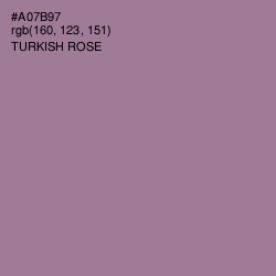 #A07B97 - Turkish Rose Color Image