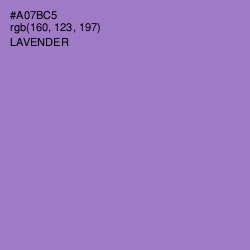 #A07BC5 - Lavender Color Image