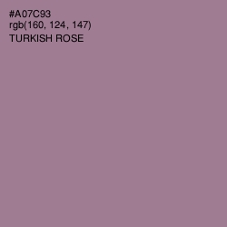 #A07C93 - Turkish Rose Color Image