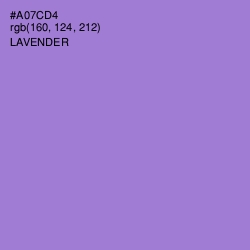#A07CD4 - Lavender Color Image