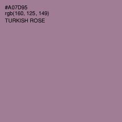#A07D95 - Turkish Rose Color Image