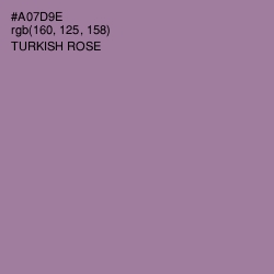 #A07D9E - Turkish Rose Color Image