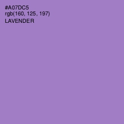 #A07DC5 - Lavender Color Image