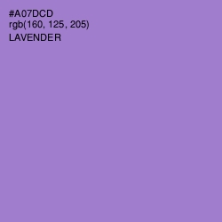 #A07DCD - Lavender Color Image