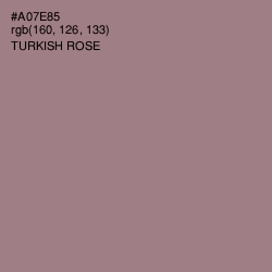 #A07E85 - Turkish Rose Color Image