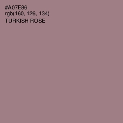 #A07E86 - Turkish Rose Color Image