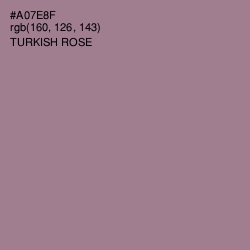 #A07E8F - Turkish Rose Color Image