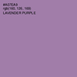 #A07EA9 - Lavender Purple Color Image