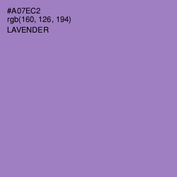 #A07EC2 - Lavender Color Image