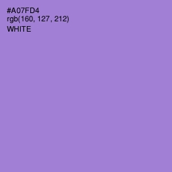 #A07FD4 - Lavender Color Image