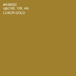 #A0802C - Luxor Gold Color Image