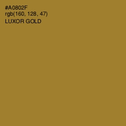 #A0802F - Luxor Gold Color Image