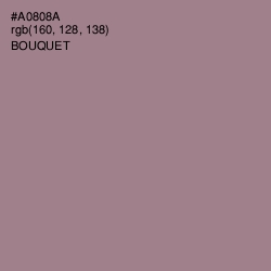 #A0808A - Bouquet Color Image