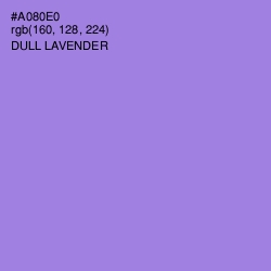 #A080E0 - Dull Lavender Color Image