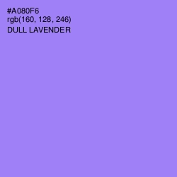 #A080F6 - Dull Lavender Color Image