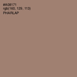 #A08171 - Pharlap Color Image