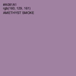 #A081A1 - Amethyst Smoke Color Image