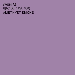 #A081A8 - Amethyst Smoke Color Image