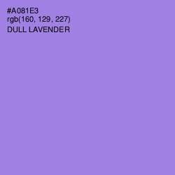 #A081E3 - Dull Lavender Color Image