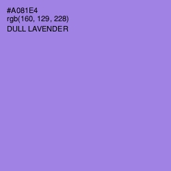 #A081E4 - Dull Lavender Color Image