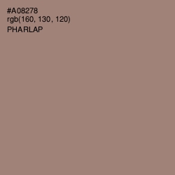 #A08278 - Pharlap Color Image