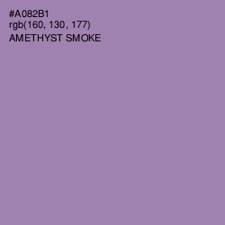 #A082B1 - Amethyst Smoke Color Image