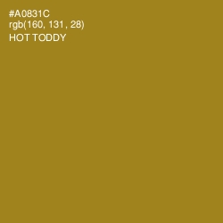 #A0831C - Hot Toddy Color Image