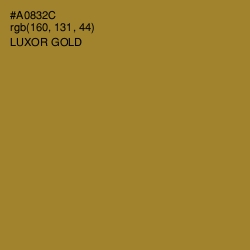 #A0832C - Luxor Gold Color Image