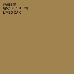 #A0834F - Limed Oak Color Image