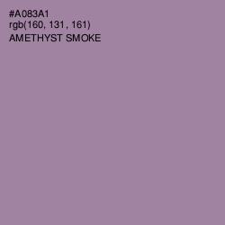 #A083A1 - Amethyst Smoke Color Image