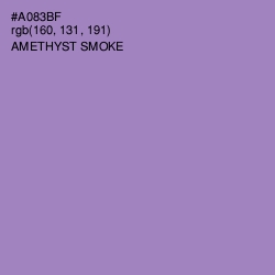 #A083BF - Amethyst Smoke Color Image