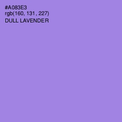 #A083E3 - Dull Lavender Color Image