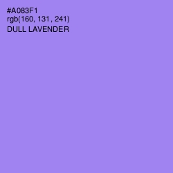 #A083F1 - Dull Lavender Color Image