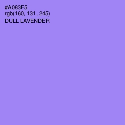 #A083F5 - Dull Lavender Color Image