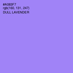 #A083F7 - Dull Lavender Color Image