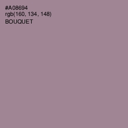 #A08694 - Bouquet Color Image