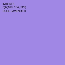 #A086E5 - Dull Lavender Color Image