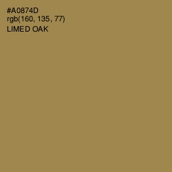#A0874D - Limed Oak Color Image