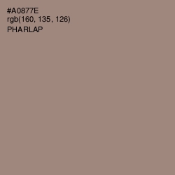 #A0877E - Pharlap Color Image