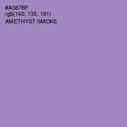 #A087BF - Amethyst Smoke Color Image