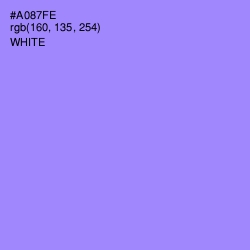 #A087FE - Dull Lavender Color Image