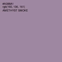 #A088A1 - Amethyst Smoke Color Image