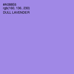 #A088E6 - Dull Lavender Color Image