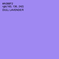 #A088F2 - Dull Lavender Color Image