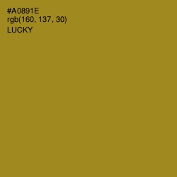 #A0891E - Lucky Color Image