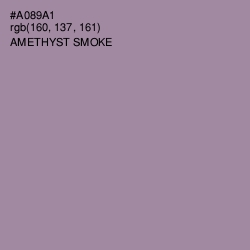 #A089A1 - Amethyst Smoke Color Image