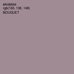 #A08A94 - Bouquet Color Image