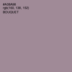 #A08A98 - Bouquet Color Image