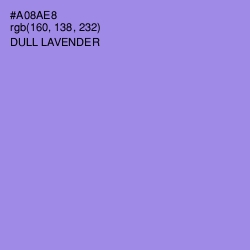 #A08AE8 - Dull Lavender Color Image